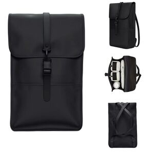 Rains Backpack W3 Backpack black NWT $100
